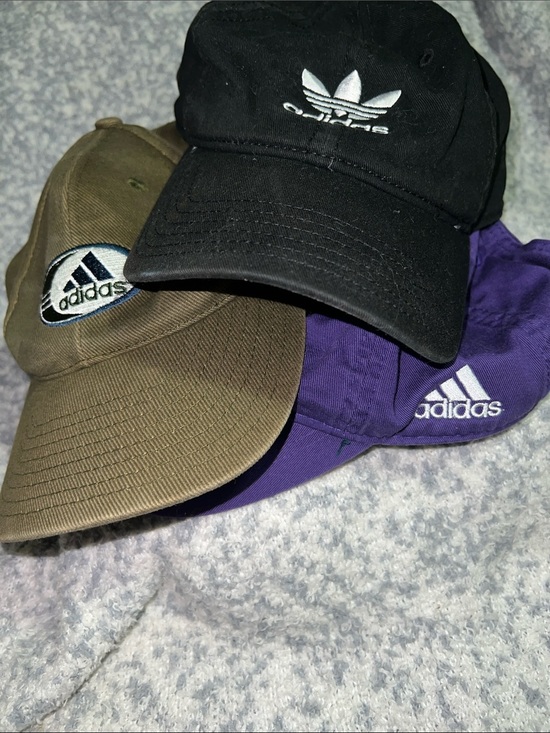 adidas Other - adidas 3-Pack Men’s Baseball Caps - Black, Olive, Purple